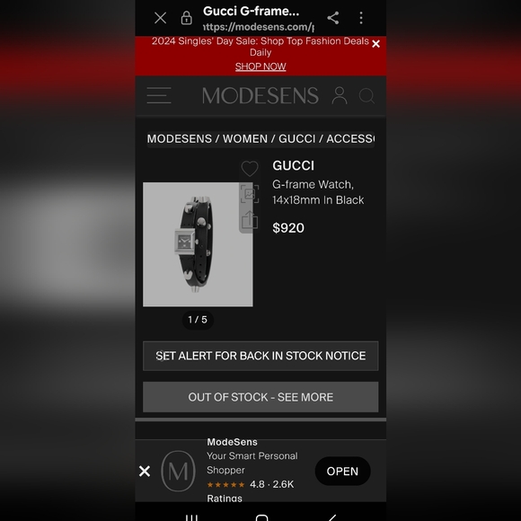 Authentic Gucci bee double wrap studded watch - Picture 16 of 16